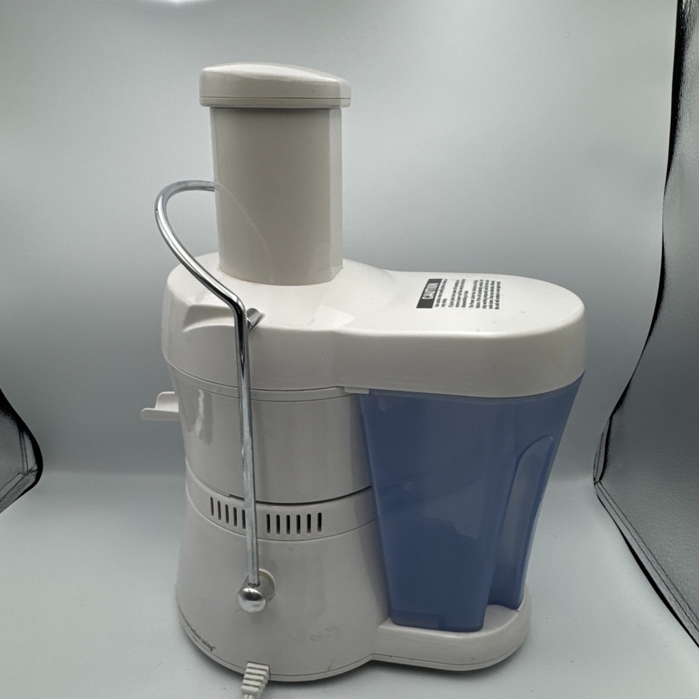 Jack LaLanne Power Juicer Express White MT-1020 WORKS TESTED